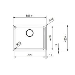 Maris MRG 210/110-52 Granit Nero  + Active Plus Nero Armatur ve Sıvı Sabunluk Kampanyası