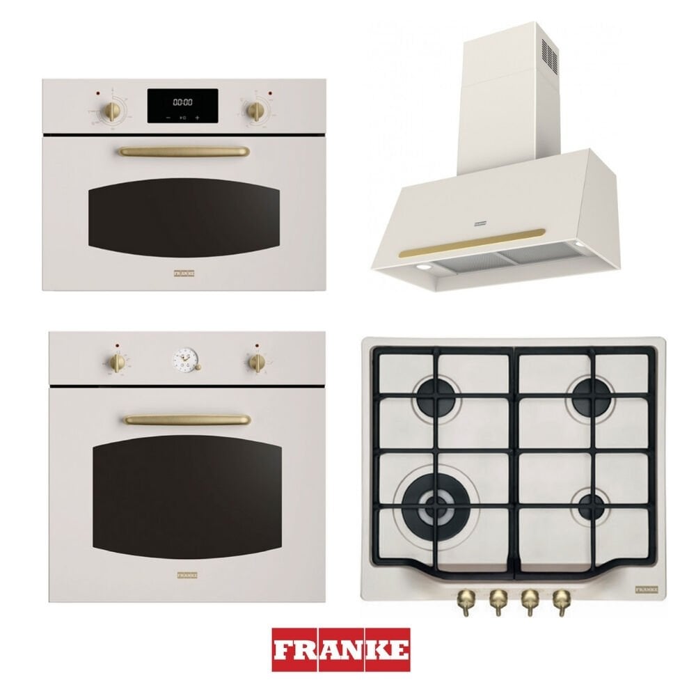 Franke Classic Line Serisi 60 Cm 4 Lü Krem Ankastre Set