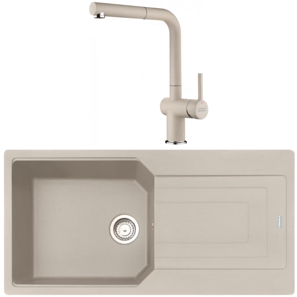 Franke Urban UBG 611-100 Granit Sahara Evye + Active Plus Sahara Armatur Kampanyası