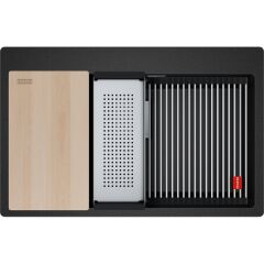 Franke KNG PRO 610-73 Nero Siyah Eviye