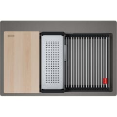 Franke KNG PRO 610-73 Stone Grey Eviye
