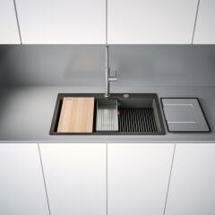 Franke KNG PRO 610-73 Slate Grey Eviye