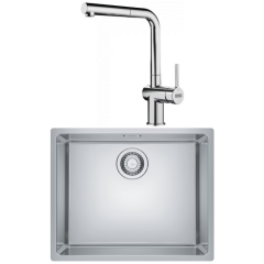 Franke Maris MRX 110-50 İnox Tezgah Altı Çelik Evye + Sirius Doccia Çelik Armatur Kampanyası