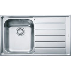 Franke Neptun NEX 611 İnox Tezgah Üstü Sağ Damlalıklı Çelik Evye + Active Plus Çelik Armatür Kampanyası