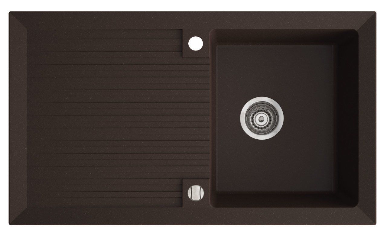 Marmorin Cire 860 1 Gözlü Tezgah Üstü Granit Evye  + Tellur Armatur Kampanyası