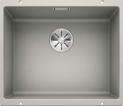 Blanco Subline 500 U Tezgah Altı Alu Metalic  Evye + Blanco Mida Spiralsiz Alu Metalic Armatur