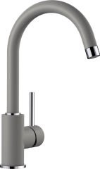 Blanco Subline 700 U Level Tezgah Altı 1.5 Gözlü Alu Metallic Evye + Mida Alu Metallic Spiralsiz Armatur