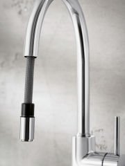 Blanco Subline 700 U Level Tezgah Altı 1.5 Gözlü Alu Metallic Evye + Mida S  Alu Metallic Spiralli Armatur