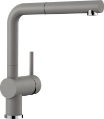 Blanco 700 U Level  Tezgah Altı 1.5 Gozlu Alu Metallic Evye + Blanco Linus S Spiralli Alu Metallic Armatür Kampanyası