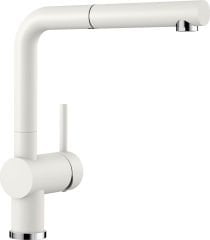 Blanco 700 U Level  Tezgah Altı 1.5 Gozlu Beyaz Evye + Blanco Linus S Spiralli Beyaz Armatür Kampanyası