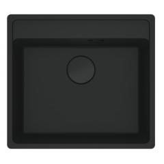 Franke Maris MRG 610-52 TL Mat Black Tezgah Üstü Granit Eviye - 114.0661.642