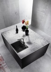 Blanco Etagon 6 Tezgah Üstü 1 Gözlü  Damlalıksız  Soft Beyaz Granit Evye - 527076