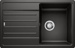 Blanco Legra 45 S  Tek hazneli Tezgah Üstü 78 Lik Granit Siyah Evye 526083