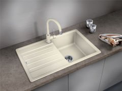 Blanco Legra 45 S  Tek hazneli Tezgah Üstü 78 Lik Granit Soft Beyaz Evye 527085