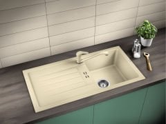 Blanco Favum  45 S Tezgah Üstü 1 Gözlü Granit Kahve Evye