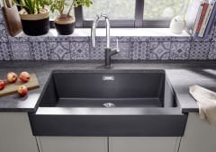 Blanco VINTERA XL 9 UF Tezgaha Sıfır / Tezgah Altı Granit Soft Beyaz  Evye 526803