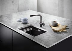Blanco Etagon 500 U Tezgah Altı Tek Hazneli Damlalıksız Granit Beyaz  Evye