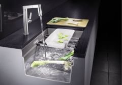 Blanco Etagon 500 U Tezgah Altı Tek Hazneli Damlalıksız Granit Soft Beyaz Evye