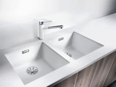 Blanco Subline 400 U Tezgah Altı Damlalıksız Granit Volcano Gri 527349