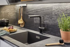 Blanco Subline 500 U Tezgah Altı Damlalıksız Granit Kaya Gri Evye - 523433