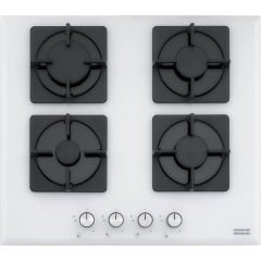 Franke Smart Linear Square FHNS 604 4G WH C White Glass 4 Gözlü Beyaz Cam Ocak - 106.0489.961