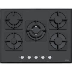 Franke Smart Linear Square FHNS 705 4G TC BK C Black 5 Gözlü  70 Cm Siyah Cam Ankastre Ocak - 106.0490.102