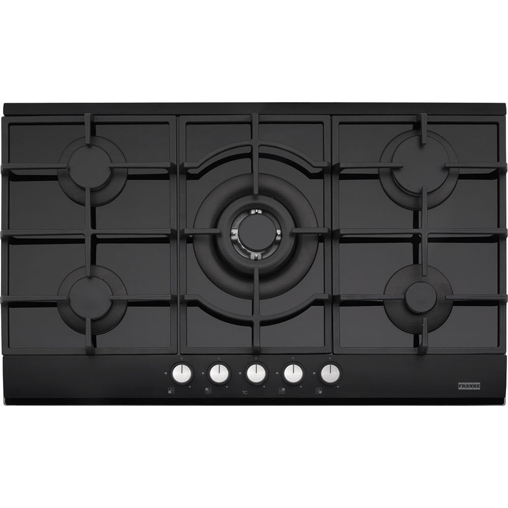 Franke Smart Linear FHNG 905 4G TC BK C Black 5 Gözlü 90 Cm Siyah Cam Ankastre Ocak 106.0490.180