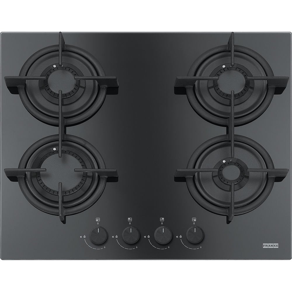 Franke Mythos FHCR 604 4G HE BK C Black 4 Gözlü Siyah Cam Ankastre Ocak - 106.0374.280