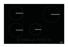 Franke FBI 5322 6R/500 FSM 804 I B BK Black  77 Cm 4 Gözlü Tezgah Üstü / Tezgaha Sıfır Siyah Cam İnduksiyonlu Ankastre Ocak - 108.0606.110