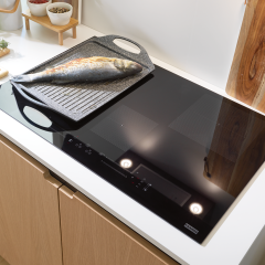 Franke Maris FMA 654 I F BK Black  4 Gözlü 65 Cm Tezgah Üstü / Tezgaha Sıfır Siyah Cam İndukisyonlu Ankastre Ocak - 108.0606.111