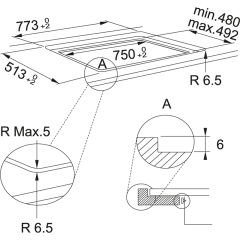 Franke Maris FMA 804 I F BK Black İnduksiyonlu Ankastre Ocak - 108.0606.112
