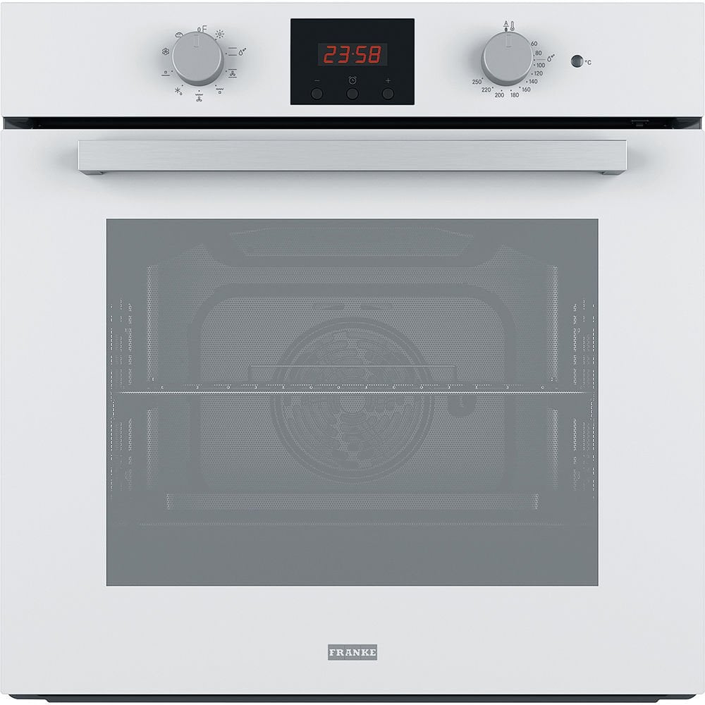 Franke Linear FSL 86 H WH White Glass Dijital Beyaz Cam Ankastre Fırın - 116.0609.448