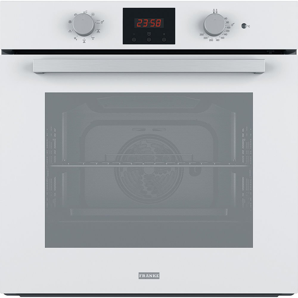 Franke Linear FSL 86 H WH White Glass Dijital Beyaz Cam Ankastre Fırın - 116.0609.448