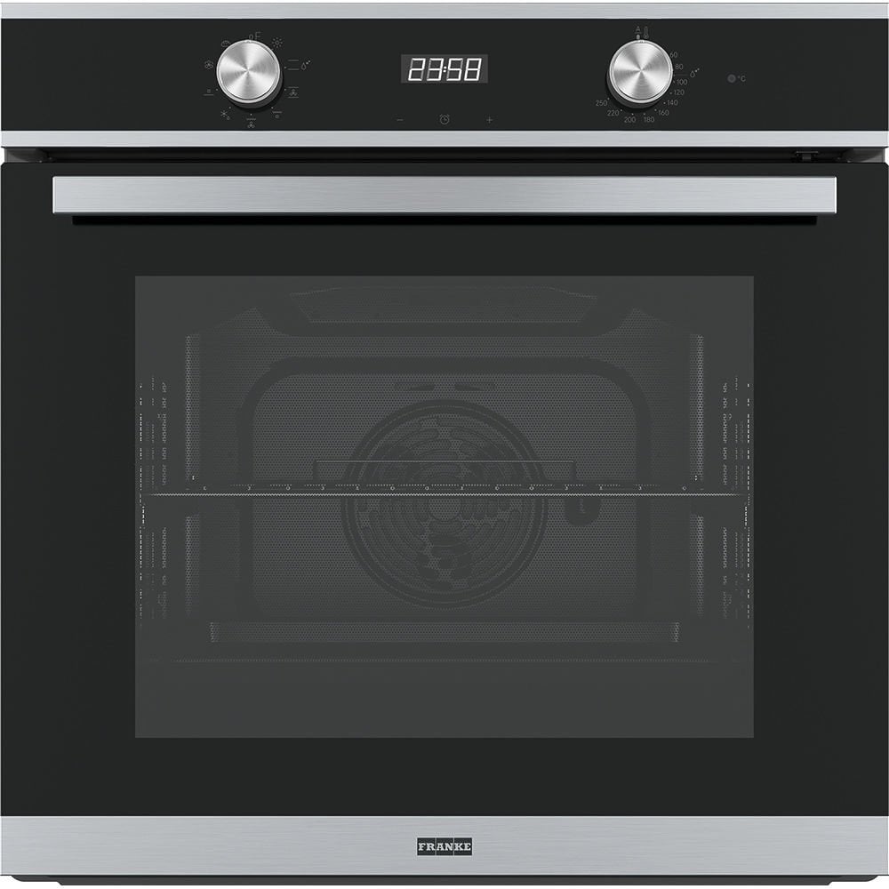 Franke Smart FSM 86 H XS Inox + Nero Dijital Siyah Ankastre Fırın - 116.0605.990