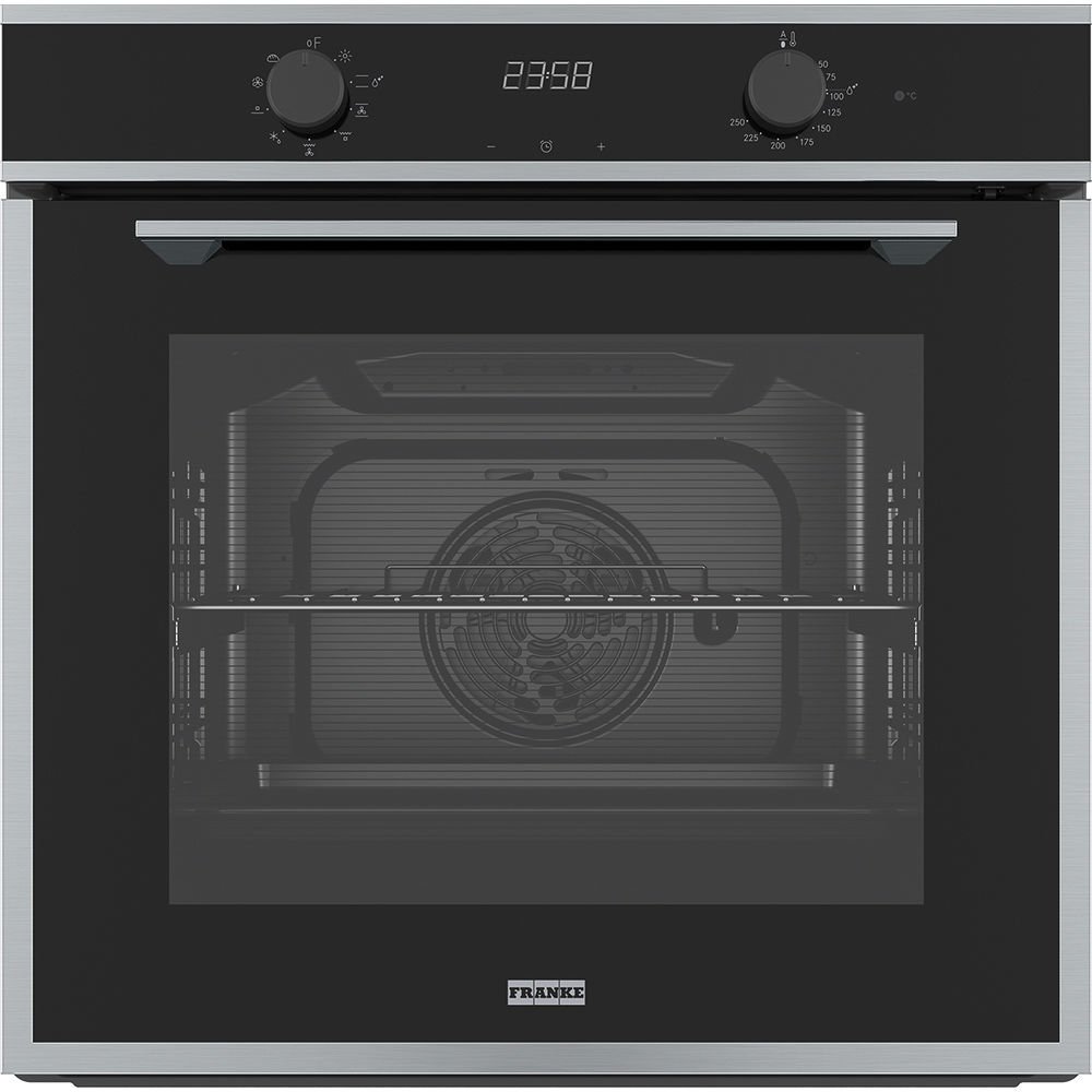 Franke Maris FMA 86 H XS Inox + Nero Siyah Cam Ankastre Fırın - 116.0606.097