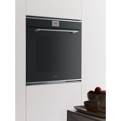 Franke Mythos FMY 99 HS XS Inox + Nero Buharlı Pişirme Özellikli Ankastre Siyah Fırın - 116.0613.706