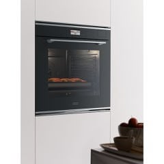 Franke Mythos FMY 99 HS XS Inox + Nero Buharlı Pişirme Özellikli Ankastre Siyah Fırın - 116.0613.706
