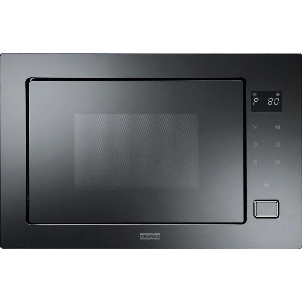 Franke Mikrodalga Fırın FMW 250 CR2 G BK Black  25 Litre Siyah Cam Ankastre Mikrodalga - 131.0391.304