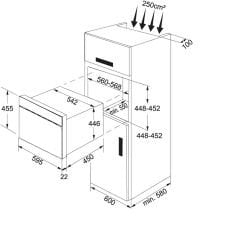 Franke Mikrodalga Fırın FMW 380 CL G PW Krem Rustik Ankastre Mikrodalga - 131.0302.179