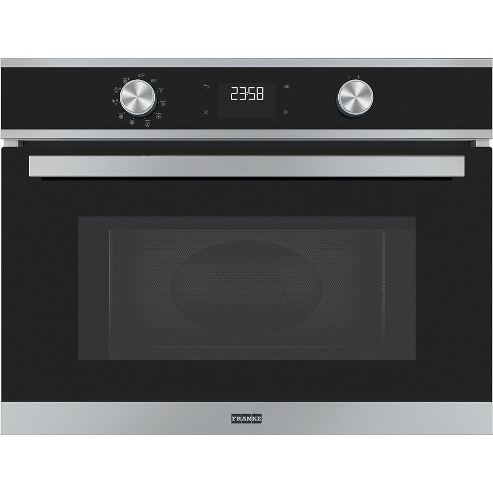 Franke Smart FSM 45 MW XS Inox + Nero Siyah Cam 40 Litre Kombi Mikrdolaga Fırın - 131.0606.103