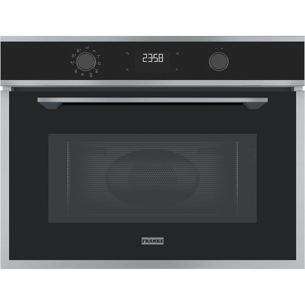 Franke Maris FMA 45 MW XS Inox + Nero Siyah Cam 40 Litre Kombi Mikrodalga Fırın - 131.0606.104