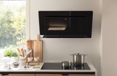 Franke Neo  FNO 905 BK Black  Siyah Cam Eğik 90 Cm Duvar Tipi Davlumbaz - 330.0591.773