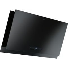 Franke Maris 2.0 FMA 2.0 907 BK Black Siyah Cam 90 Cm Eğik Duvar Tipi Davlumbaz - 330.0550.059