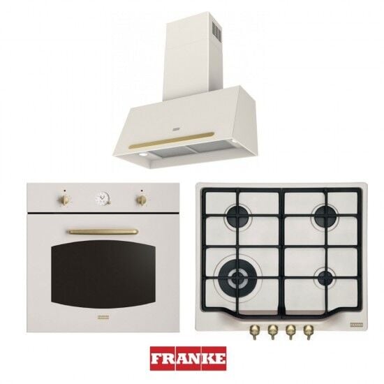 Franke Classic Line Serisi 60 Cm 3 Lü Krem Ankastre Set
