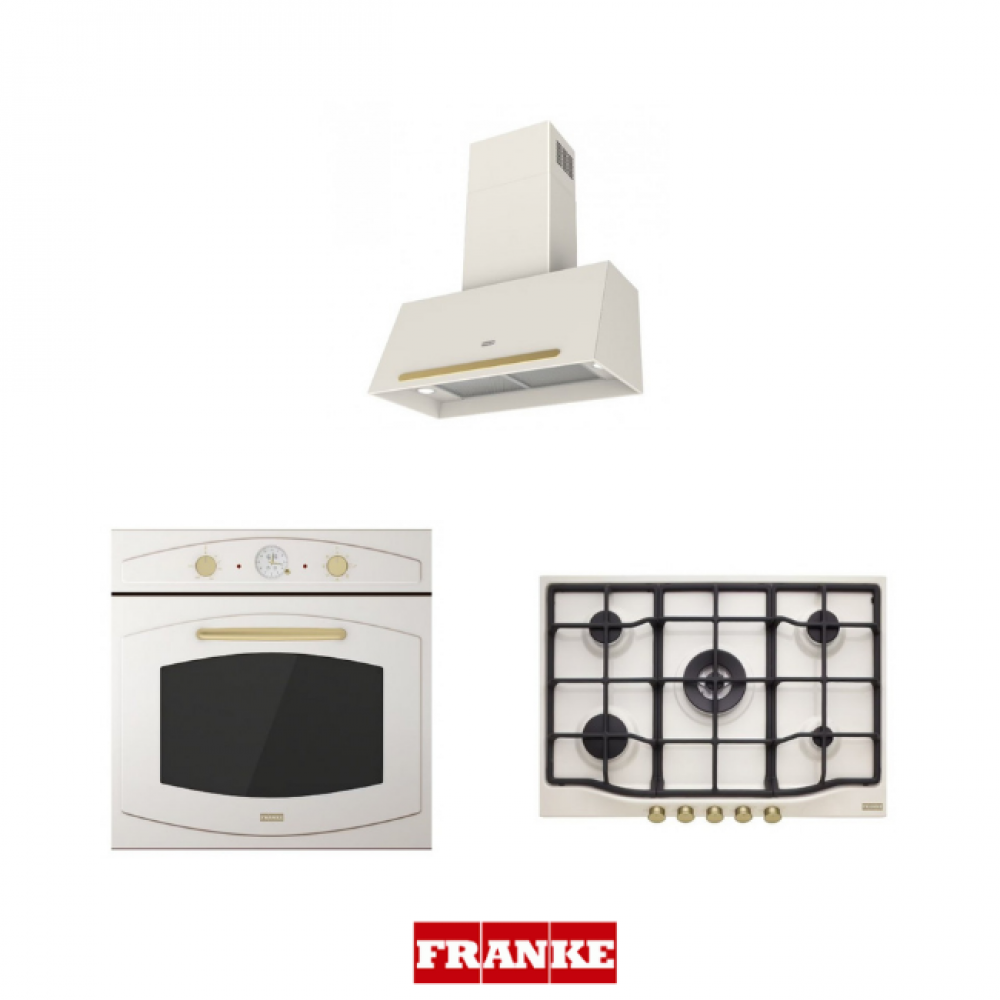 Franke Classic Line  Rustik Krem 75 Cm  Ankastre 3 Lü Set