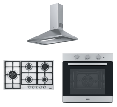 Franke Smart Linear 90 Cm İnox 3 Lü Ankastre Set