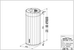 Franke Faber CORINTHIA ISOLA CORINTHIA IS. INOX + PEWTER Paslanmaz Çelik Ada Tipi Davlumbaz - 110.0456.261