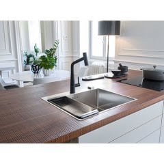 Franke Icon Duşlama özellikli spiralli Matte Black Armatur - 115.0625.190