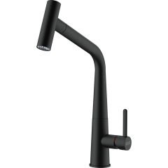 Franke Icon Duşlama özellikli spiralli Matte Black Armatur - 115.0625.190